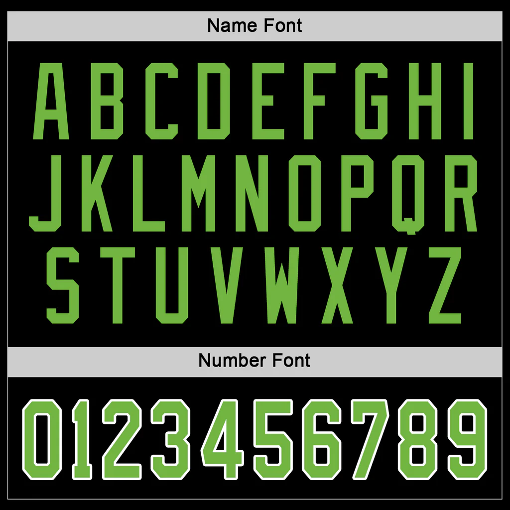 Custom Black Neon Green-White Hockey Jersey - Image 3