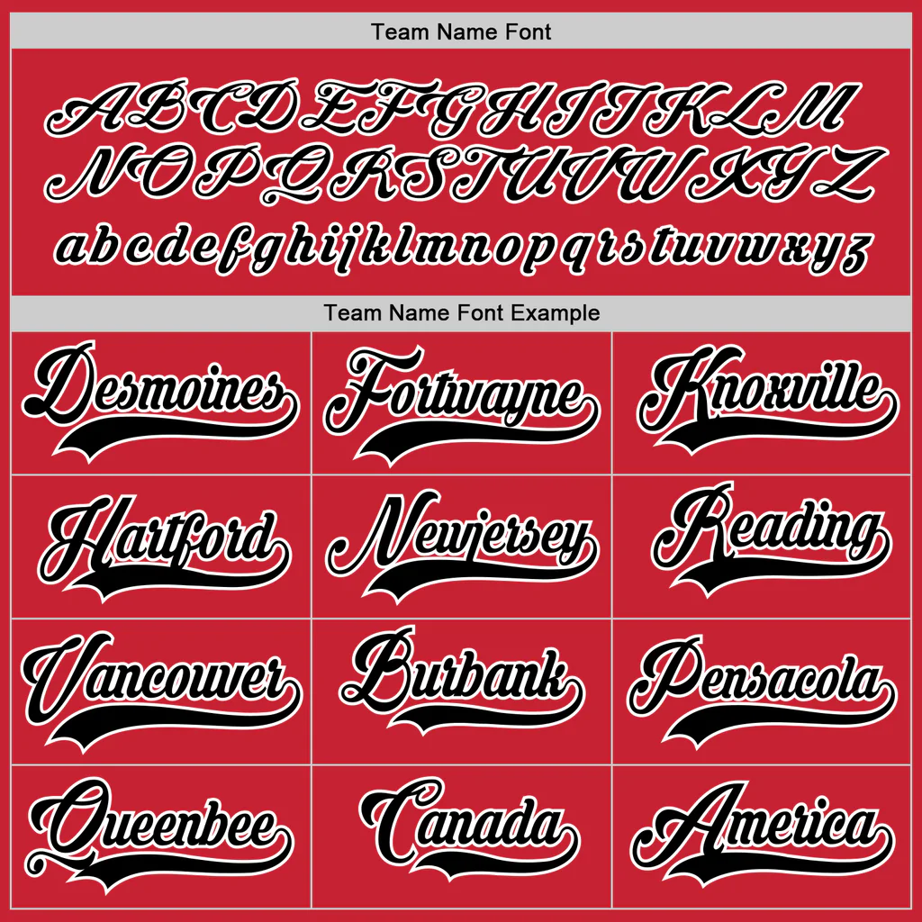 Custom Red Black-White Hockey Jersey - Image 4