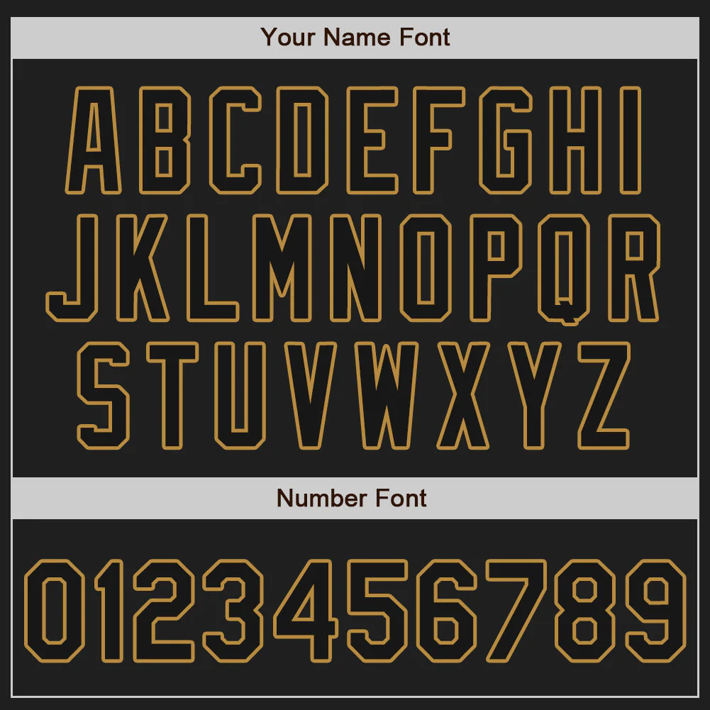 Custom White-Black Old Gold Authentic Split... - Image 4