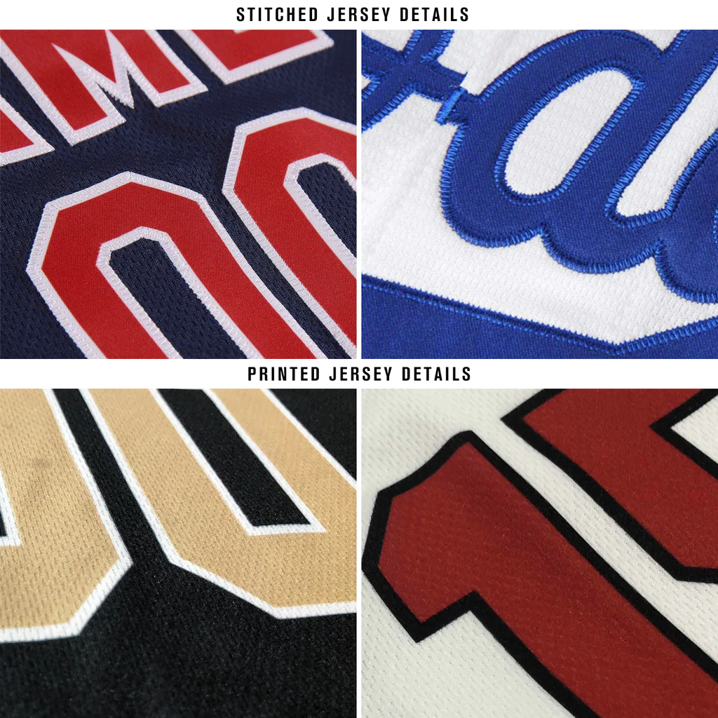 Custom Black Crimson-Khaki Baseball Jersey - Image 5