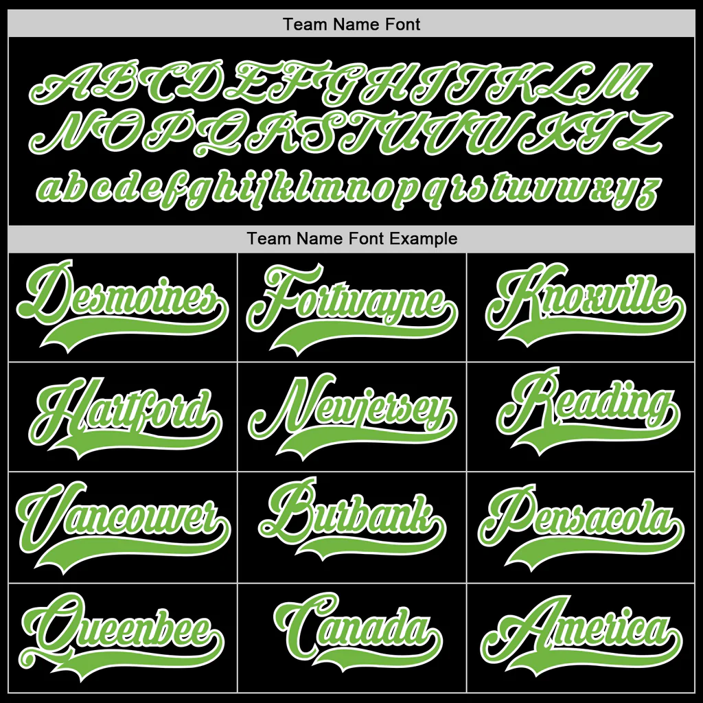 Custom Black Neon Green-White Hockey Jersey - Image 4